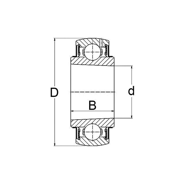 Roulement de Palier UK211 référence fournisseur 40132018